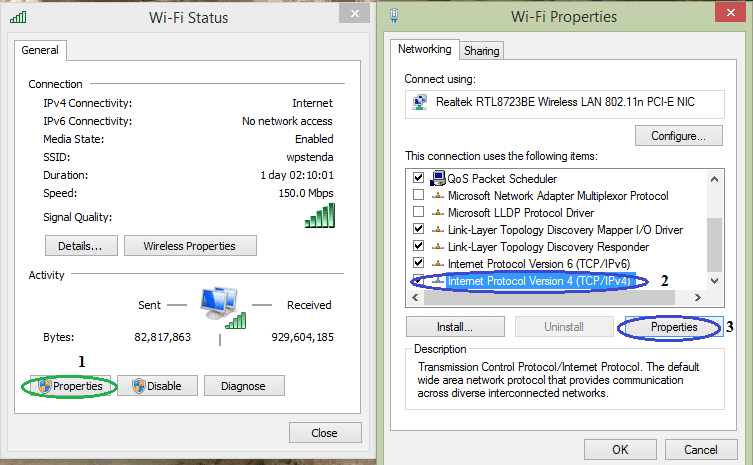 Change IP address in windows_step1