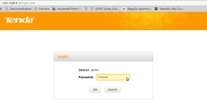 login to admin interface